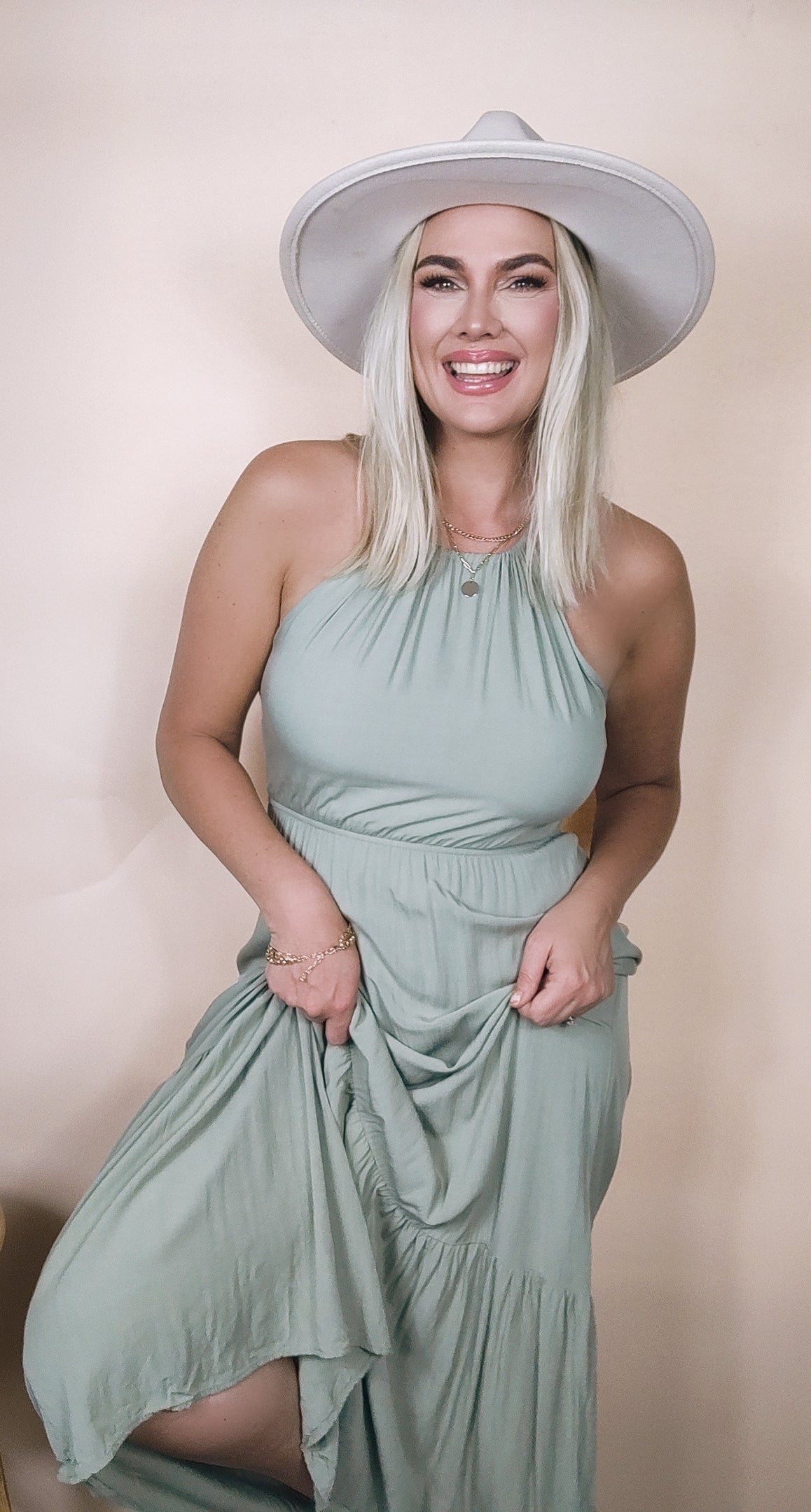 The Mia Open Back Dress