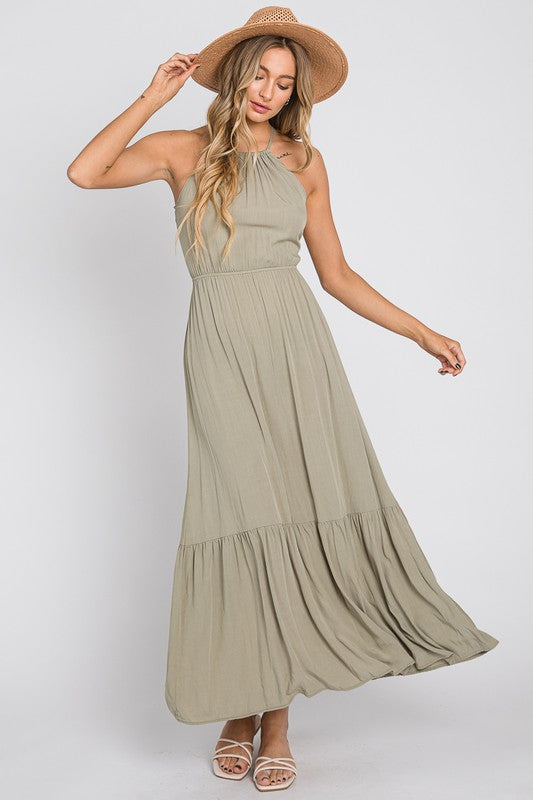 The Mia Open Back Dress