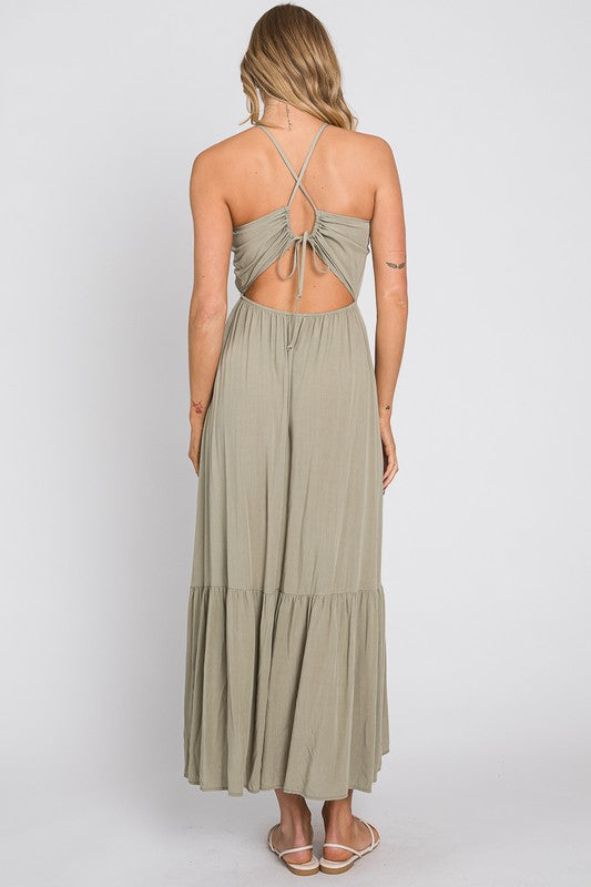 The Mia Open Back Dress