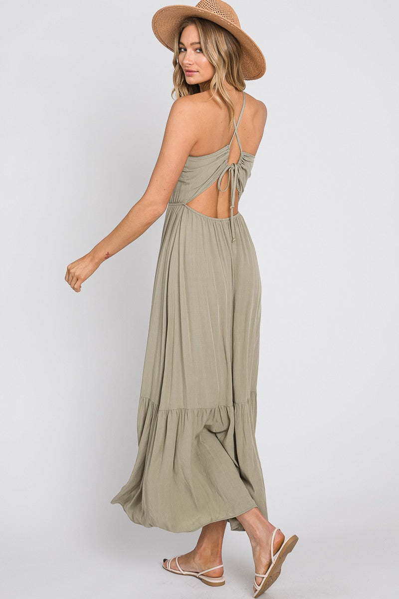 The Mia Open Back Dress