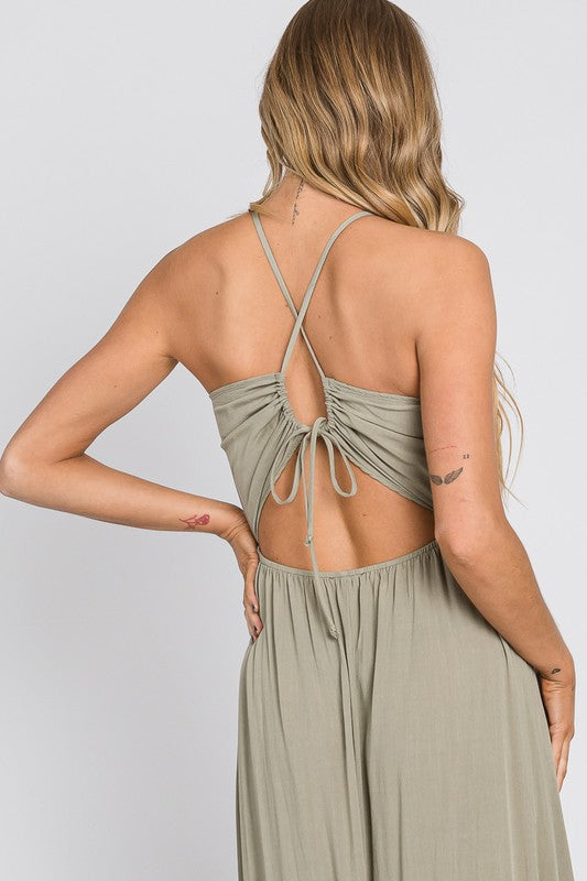 The Mia Open Back Dress